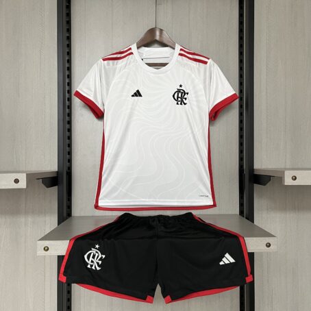 Camisa Flamengo - Infantil - Branca - 24/25