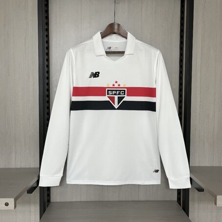 Camisa Longa São Paulo - Branca- 24/25