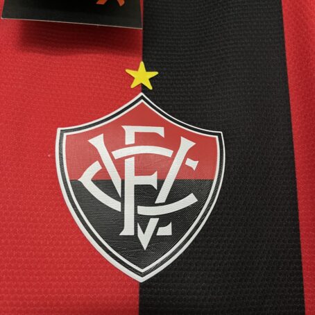 Camisa Vitória - Vermelha/Preta - 24/25 - Imagem 4