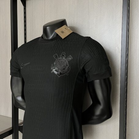 Camisa Corinthians - Modelo Jogador - Preta - 24/25 - Imagem 3