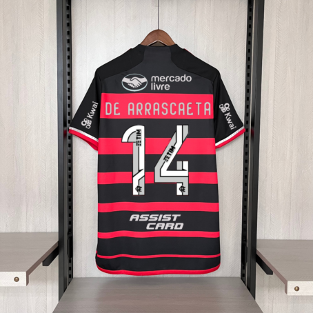 Camisa Flamengo - Patrocínio - Rubro e Negro - 24/25 - Imagem 4