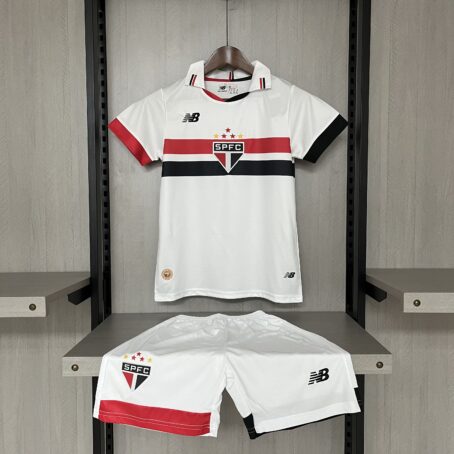 Camisa São Paulo - Infantil - Branca - 24/25