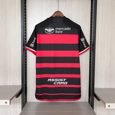 Camisa Flamengo - Patrocínio - Rubro e Negro - 24/25 - Imagem 3