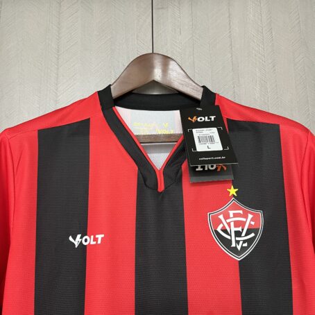 Camisa Vitória - Vermelha/Preta - 24/25 - Imagem 2