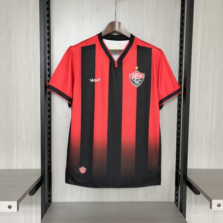Camisa Vitória - Vermelha/Preta - 24/25