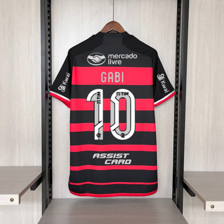 Camisa Flamengo - Patrocínio - Rubro e Negro - 24/25 - Imagem 2