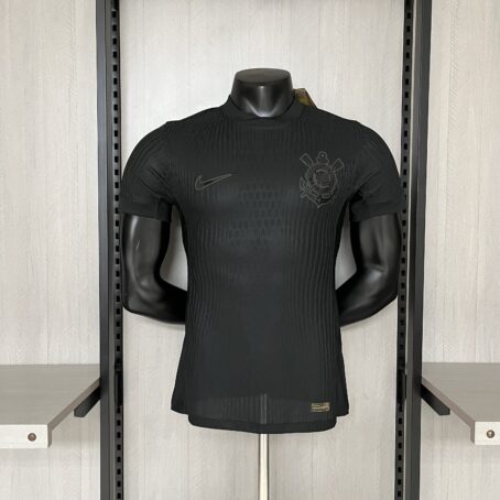 Camisa Corinthians - Modelo Jogador - Preta - 24/25
