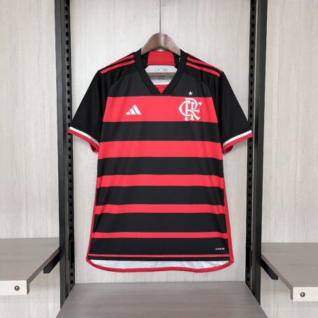 Camisa Flamengo - Rubro e Negro - 24/25