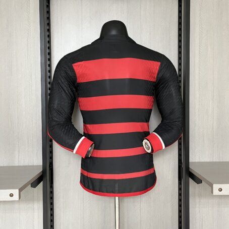 Camisa Flamengo Longa - Modelo Jogador - Rubro Negra - 24/25 - Imagem 8