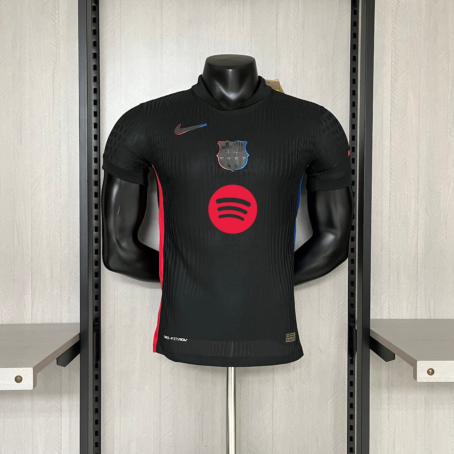 Camisa Barcelona - Modelo Jogador - Patrocínio - Preta - 24/25