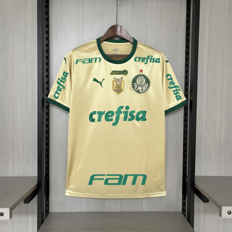 Camisa Palmeiras III - Patrocínio - Dourada - 24/25
