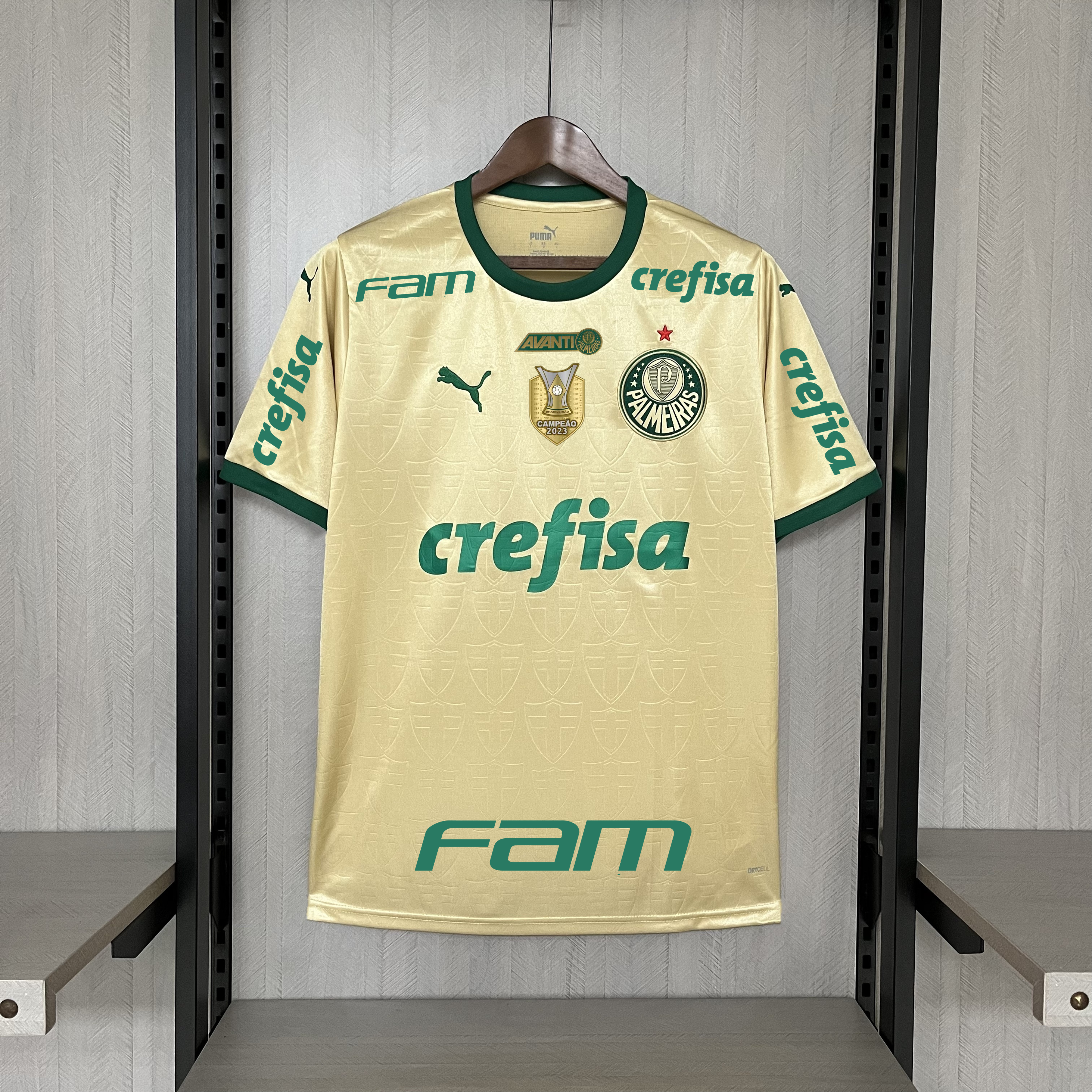 Camisa Palmeiras III – Patrocínio – Dourada – 24/25