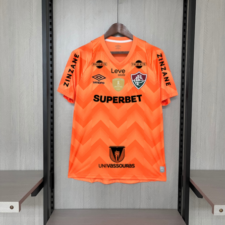 Camisa Fluminense Goleiro - Patrocínio - Laranja - 24/25