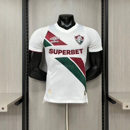 Camisa Fluminense - Modelo Jogador - Patrocínio - Branca - 24/25