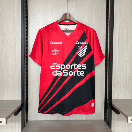 Camisa Atlético Paranaense - Patrocínio - Vermelha - 24/25