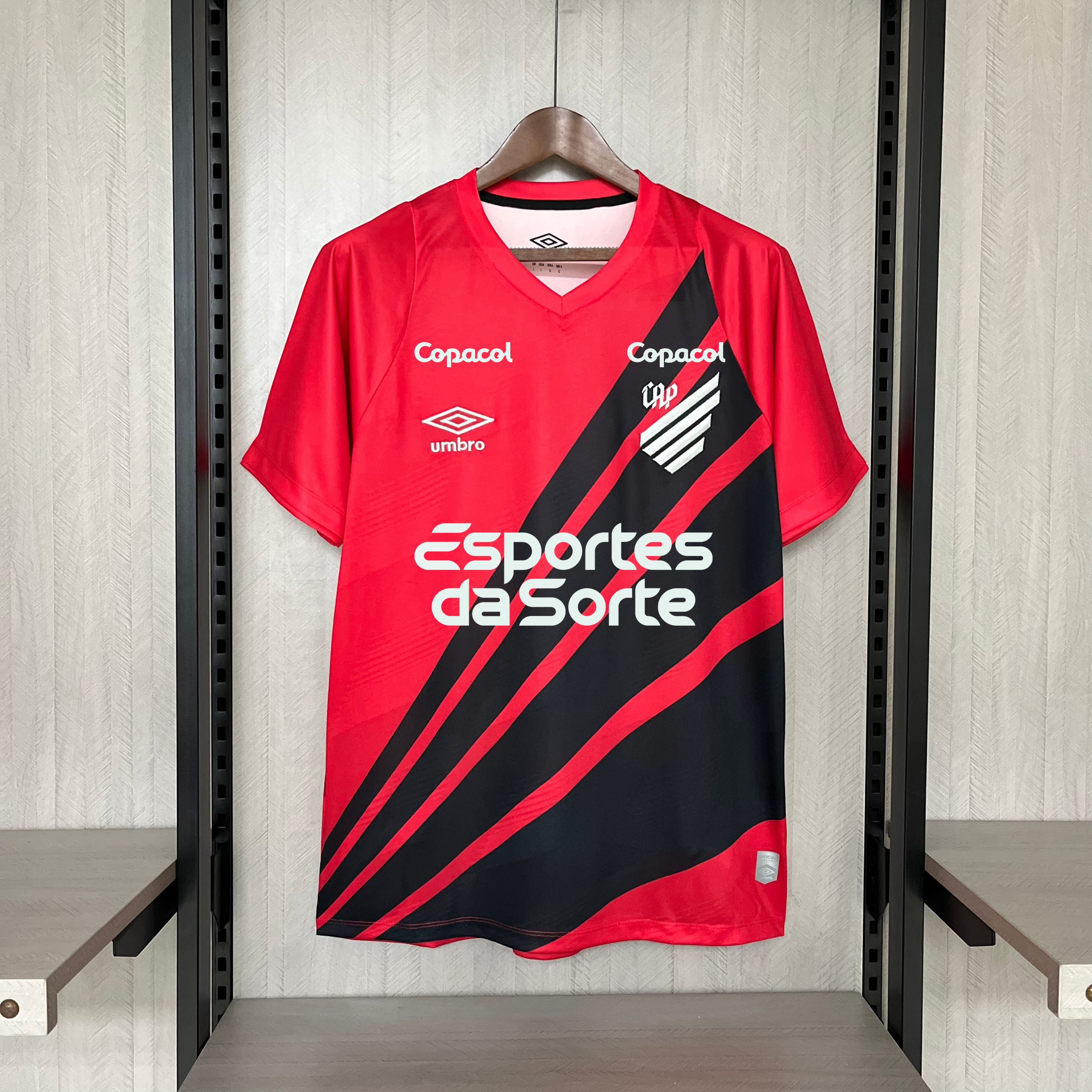 Camisa Atlético Paranaense – Patrocínio – Vermelha – 24/25