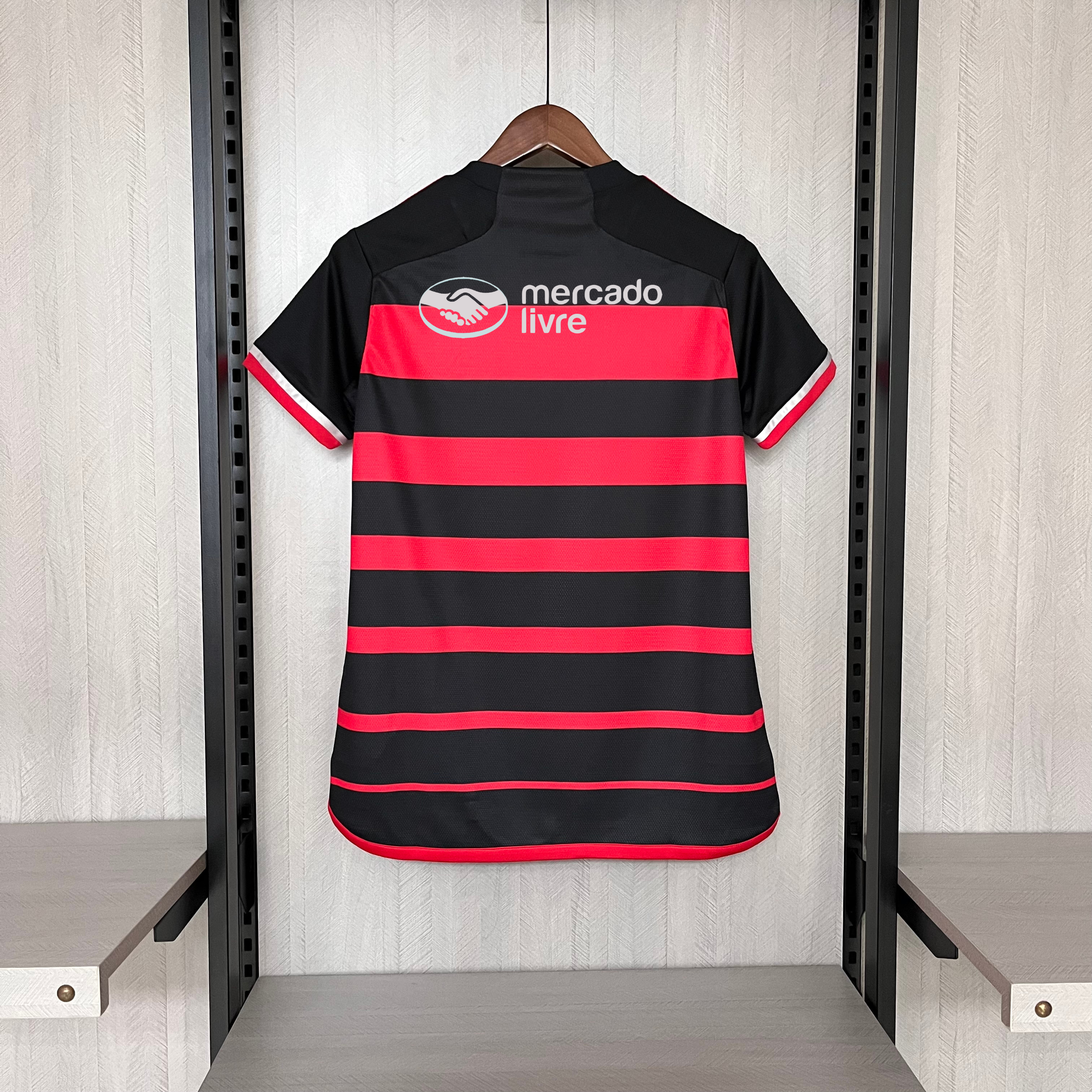 Camisa Flamengo – Feminina – Patrocínio – Rubro Negra – 24/25