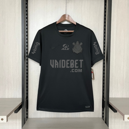 Camisa Corinthians - Patrocínio II - Preta - 24/25
