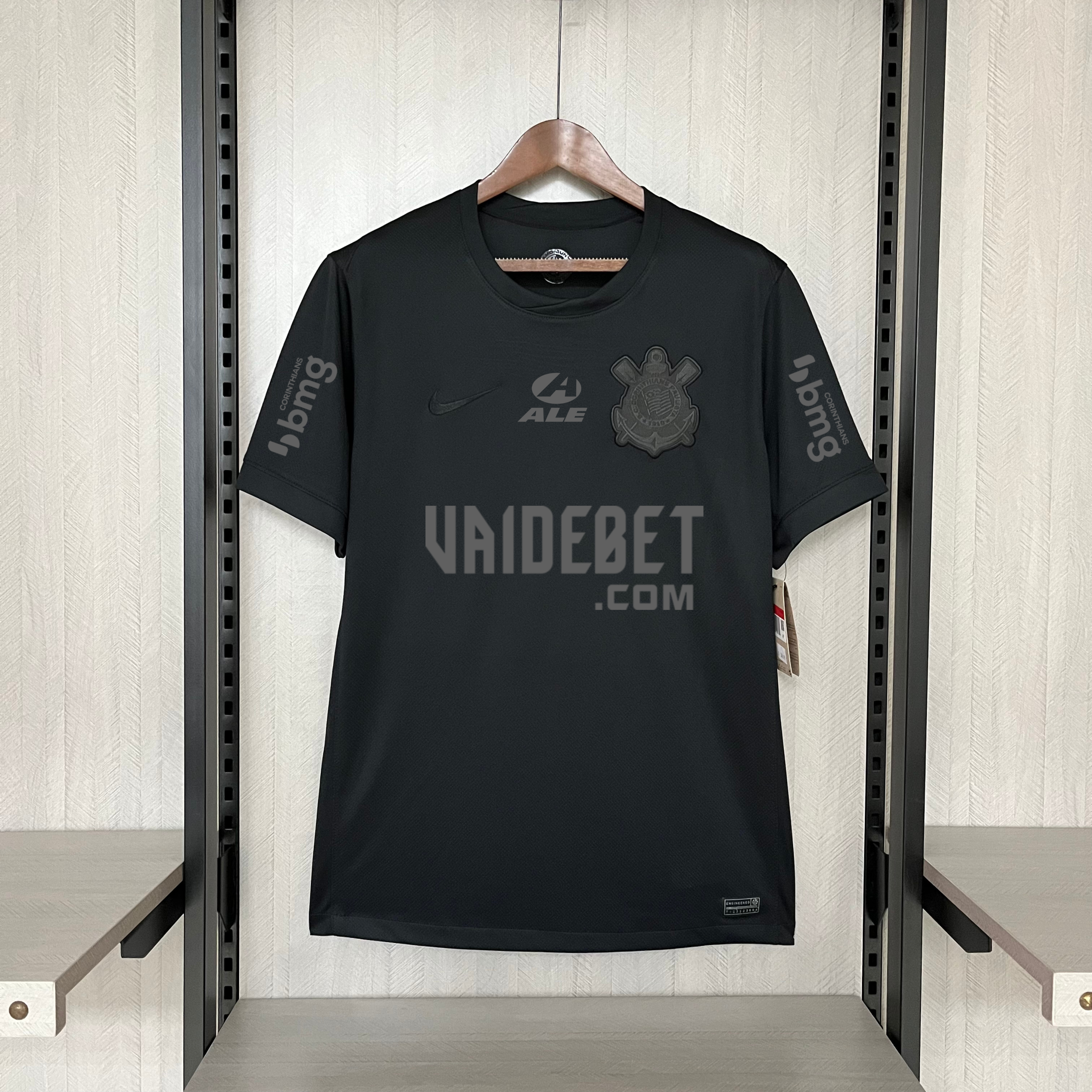 Camisa Corinthians – Patrocínio II – Preta – 24/25