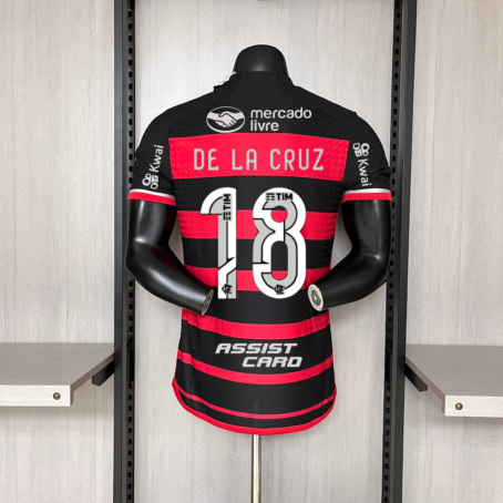 Camisa Flamengo - Modelo Jogador - Patrocínio - Rubro Negra - 24/25 - Imagem 4