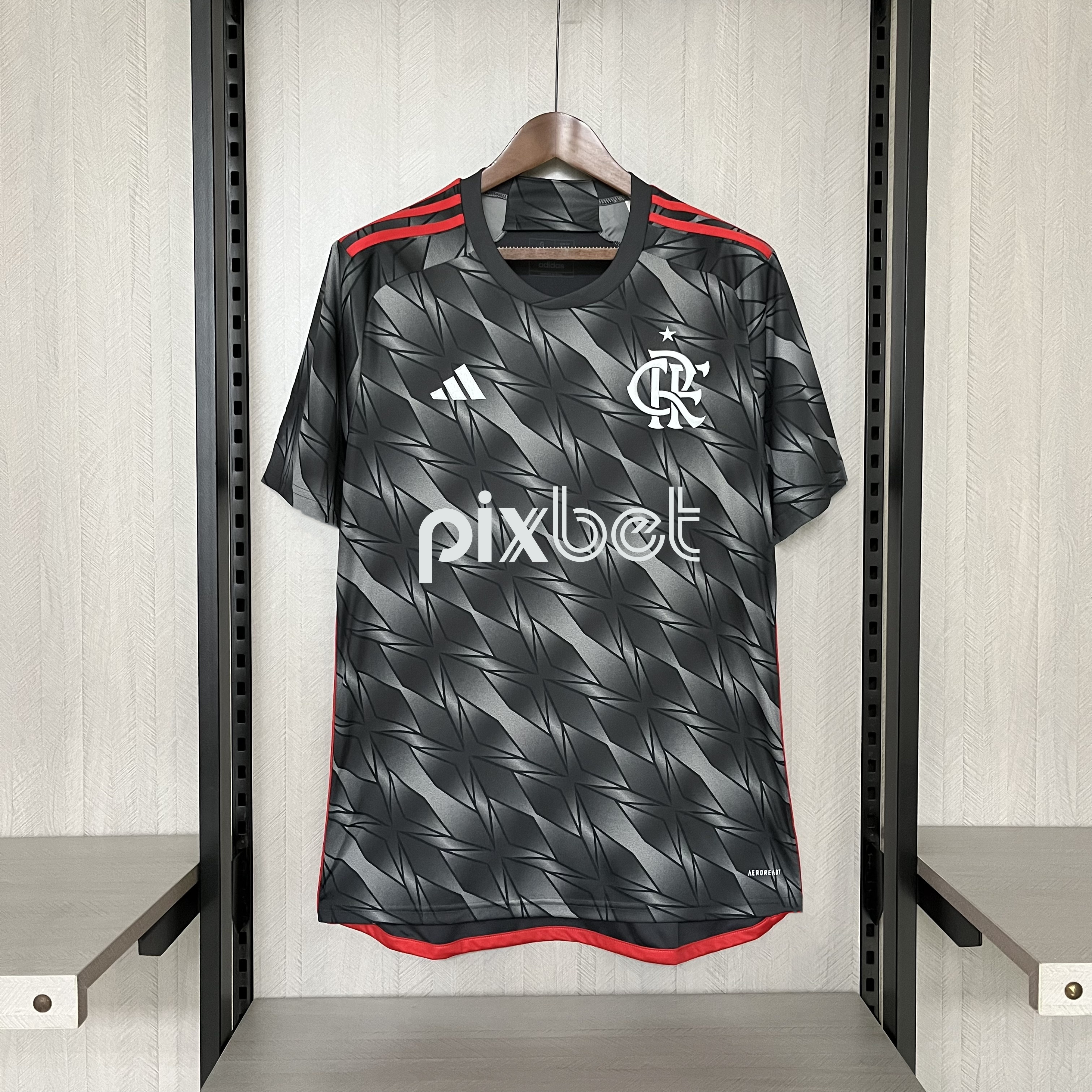 Camisa Flamengo III – Patrocínio – Cinza – 24/25