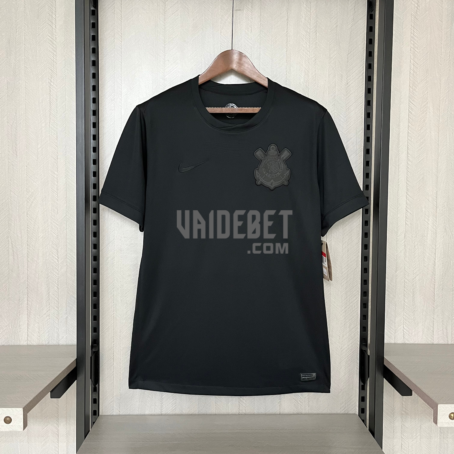 Camisa Corinthians - Patrocínio II - Preta - 24/25 - Imagem 2