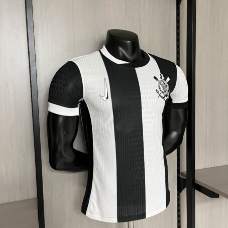 Camisa Corinthians III - Modelo Jogador - Preta/Branca - 24/25 - Imagem 6