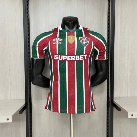 Camisa Fluminense - Modelo Jogador - Patrocínio - Tricolor - 24/25