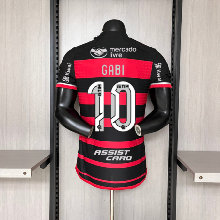 Camisa Flamengo - Modelo Jogador - Patrocínio - Rubro Negra - 24/25 - Imagem 3