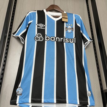 Camisa Grêmio - Azul/Preta - 24/25 - Imagem 6