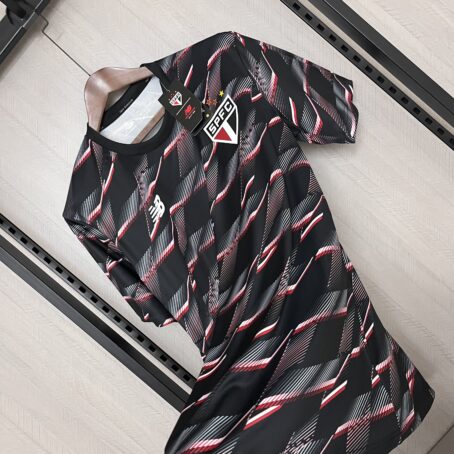 Camisa São Paulo - Preta Pré Jogo - 24/25 - Imagem 7