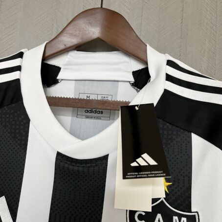 Camisa Atlético Mineiro - Preta/Branca - 24/25 - Imagem 7