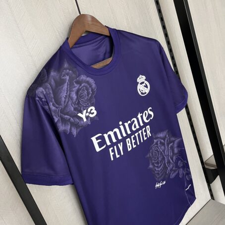 Camisa Real Madrid Y3 - Roxa - 24/25 - Imagem 5
