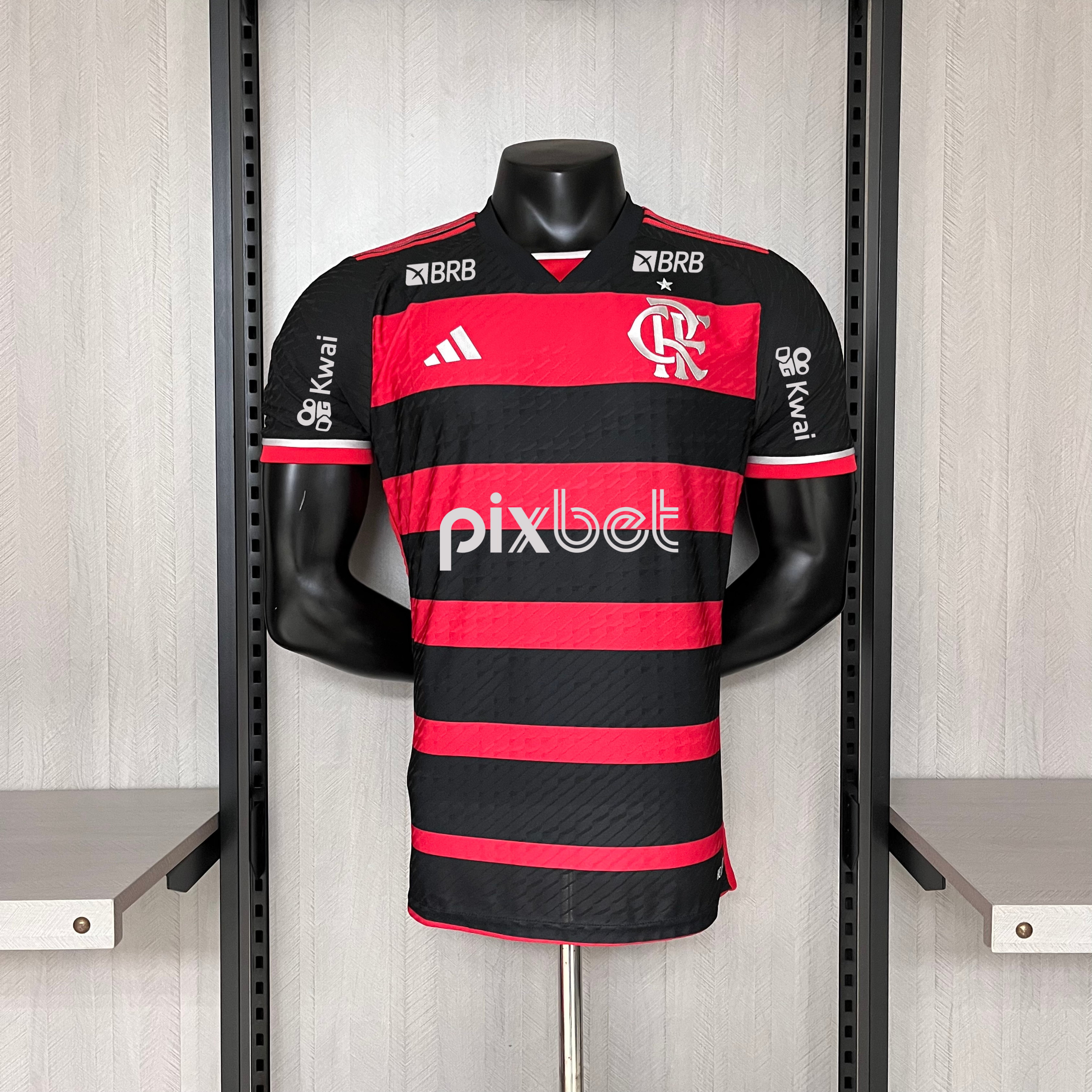 Camisa Flamengo – Modelo Jogador – Patrocínio – Rubro Negra – 24/25