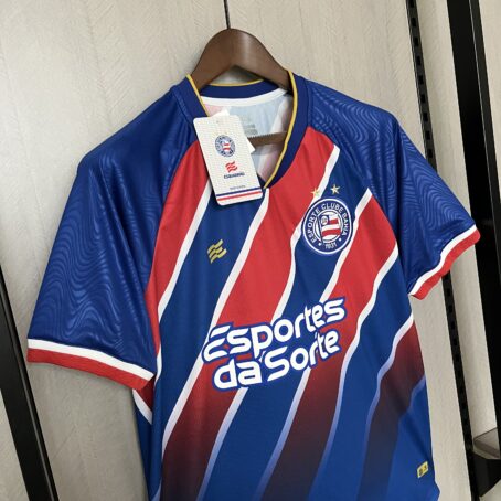 Camisa Bahia - Azul/Vermelha - 24/25 - Imagem 6