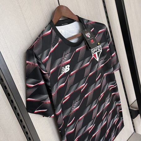 Camisa São Paulo - Preta Pré Jogo - 24/25 - Imagem 6