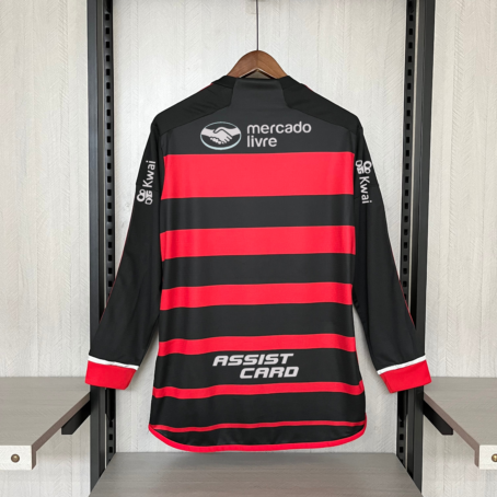 Camisa Flamengo Longa - Patrocínio - Rubro Negra - 24/25 - Imagem 2