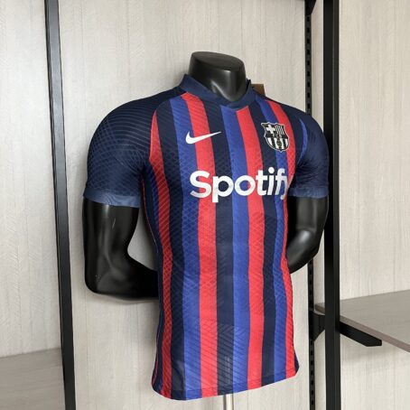 Camisa Barcelona Edição Especial - Modelo Jogador - Azul/Grená - 24/25 - Imagem 5