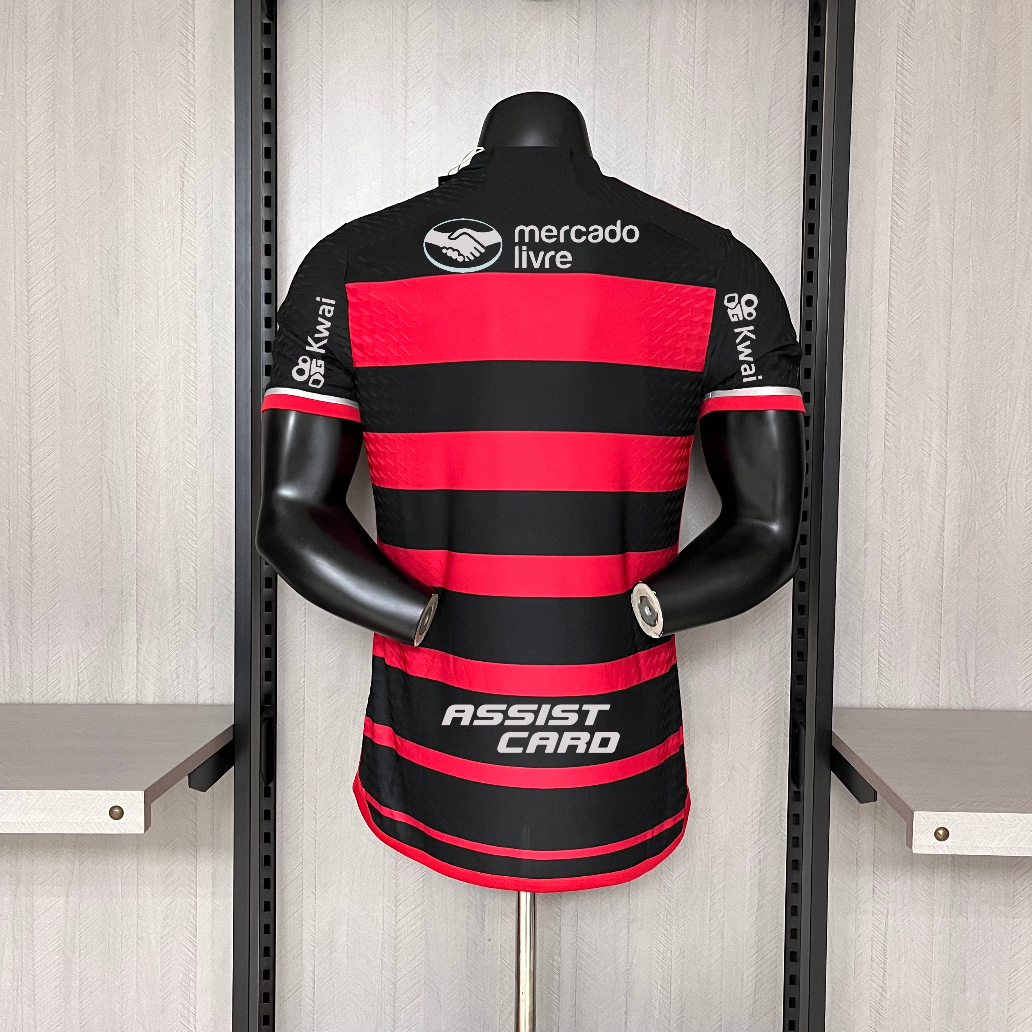 Camisa Flamengo – Modelo Jogador – Patrocínio – Rubro Negra – 24/25