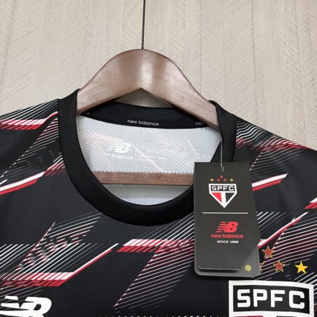 Camisa São Paulo - Preta Pré Jogo - 24/25 - Imagem 5