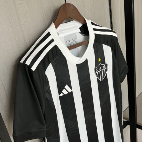 Camisa Atlético Mineiro - Preta/Branca - 24/25 - Imagem 5