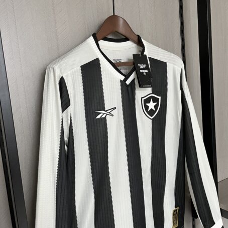 Camisa Botafogo Longa – Preta/Branca – 24/25 - Imagem 5