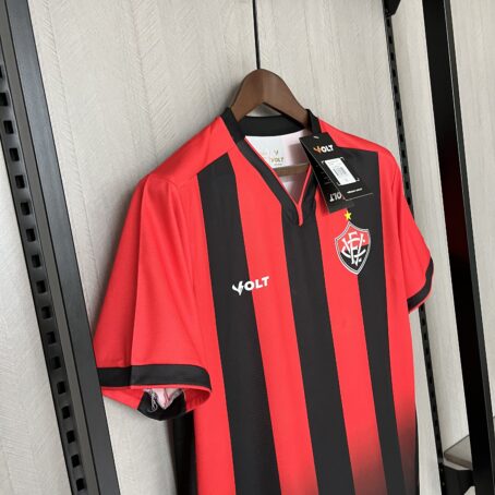 Camisa Vitória - Vermelha/Preta - 24/25 - Imagem 8