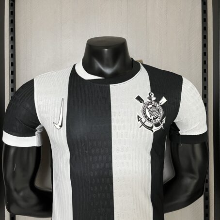 Camisa Corinthians III - Modelo Jogador - Preta/Branca - 24/25 - Imagem 2