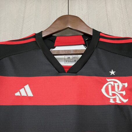 Camisa Flamengo Longa - Infantil - Rubro Negra - 24/25 - Imagem 2