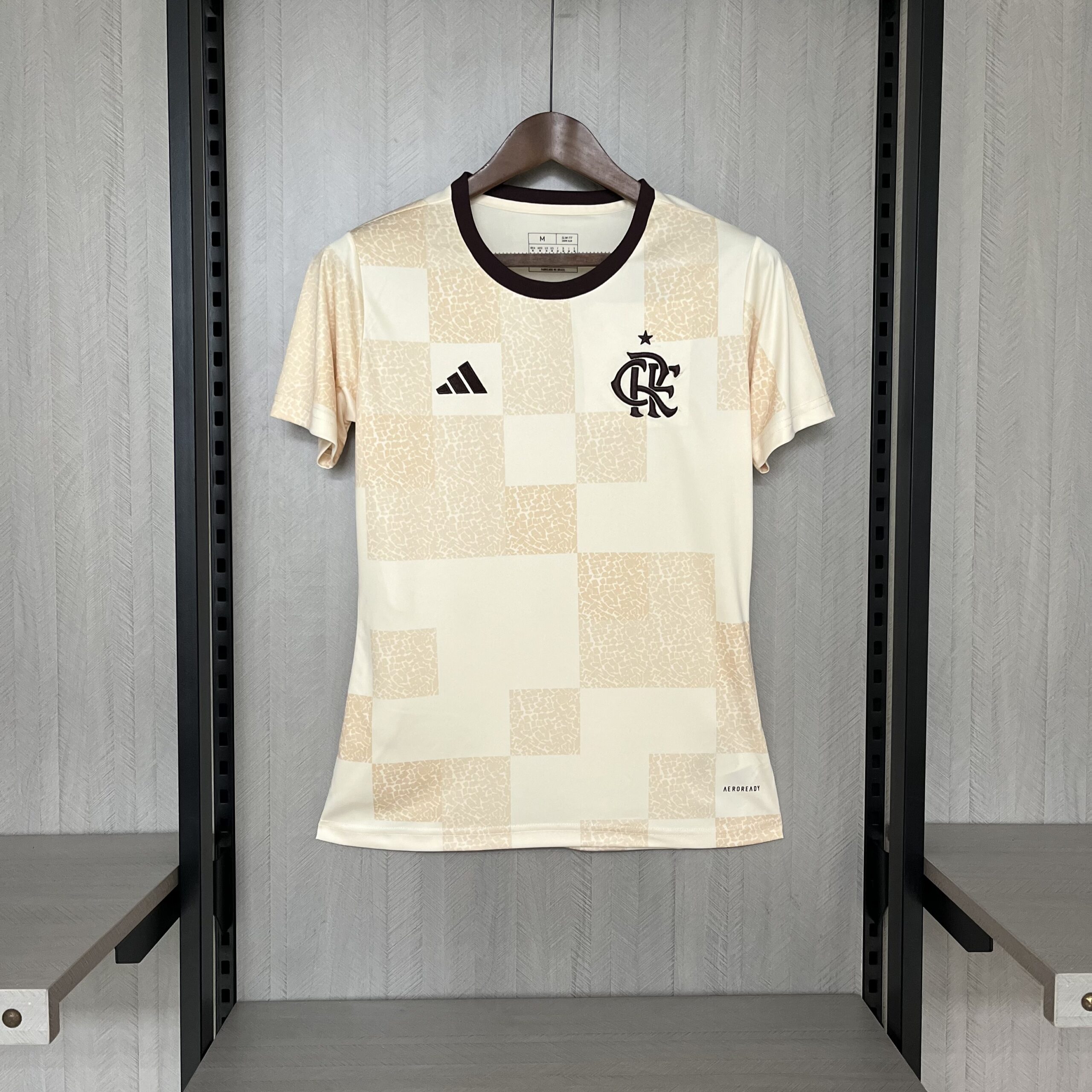 Camisa Flamengo – Feminina – Bege – 24/25