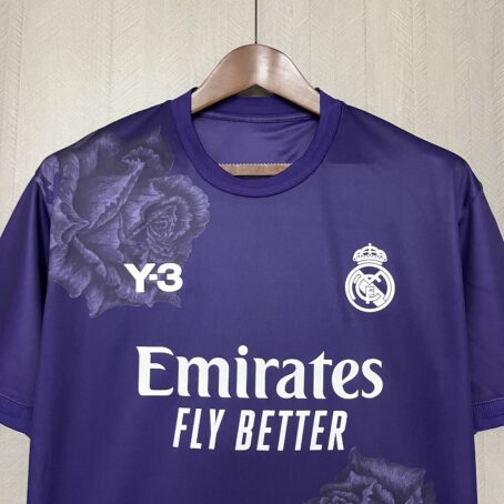 Camisa Real Madrid Y3 - Roxa - 24/25 - Imagem 2