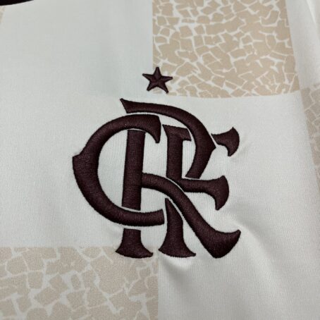 Camisa Flamengo Pré-Jogo - Bege - 24/25 - Imagem 3