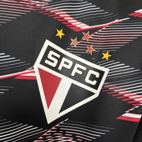 Camisa São Paulo - Preta Pré Jogo - 24/25 - Imagem 3