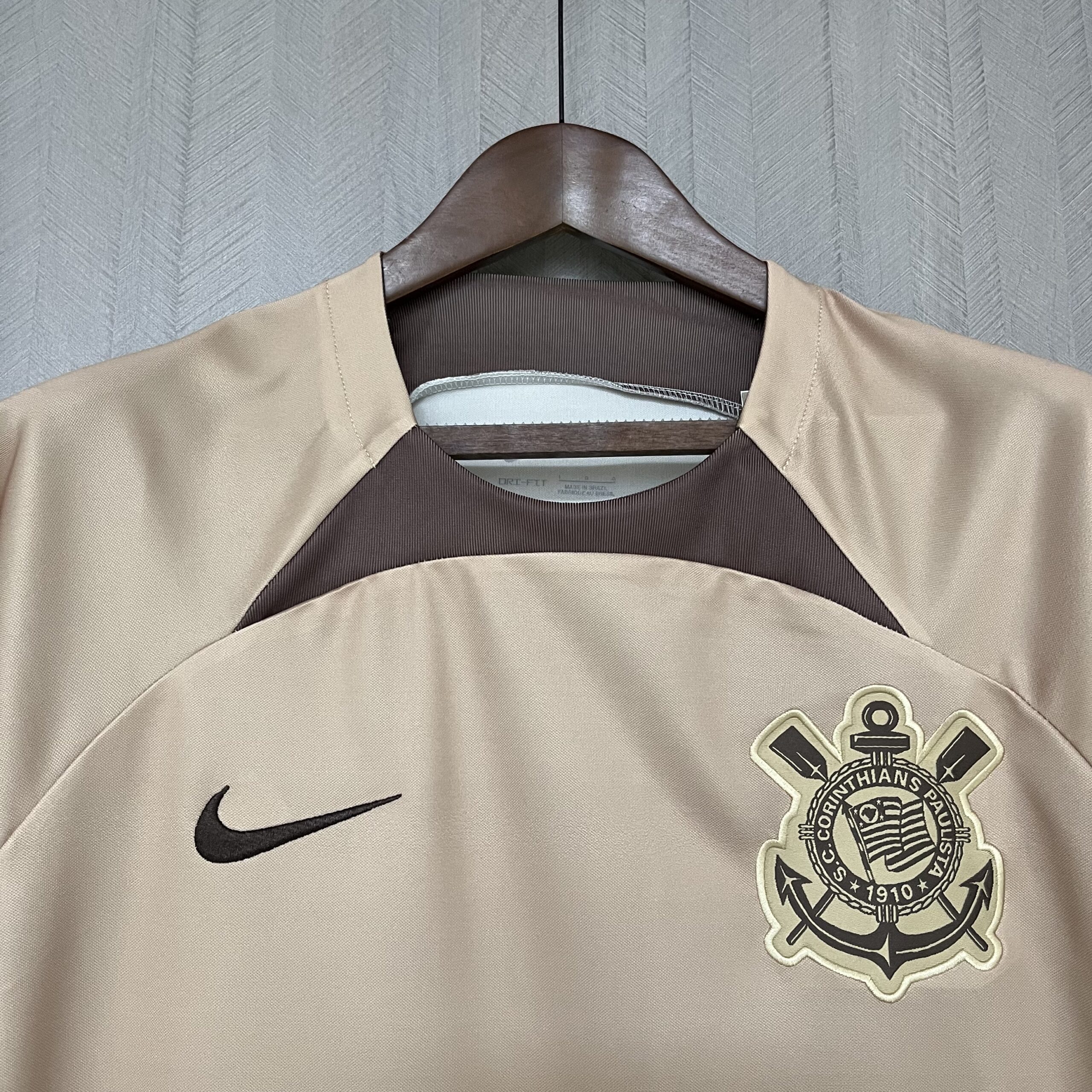 Camisa Corinthians Treino – Bege – 24/25